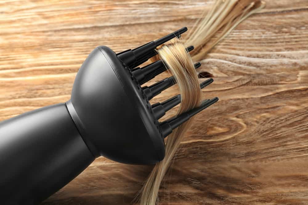 Blow dry your hair with a diffuser