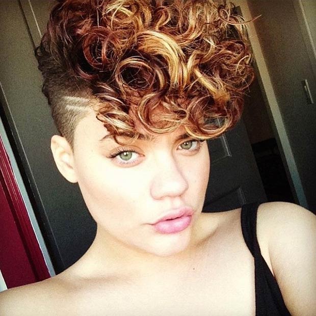 Fashionable Hairstyles For Short Curly Hair