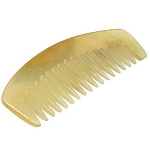 natural sheep horn comb