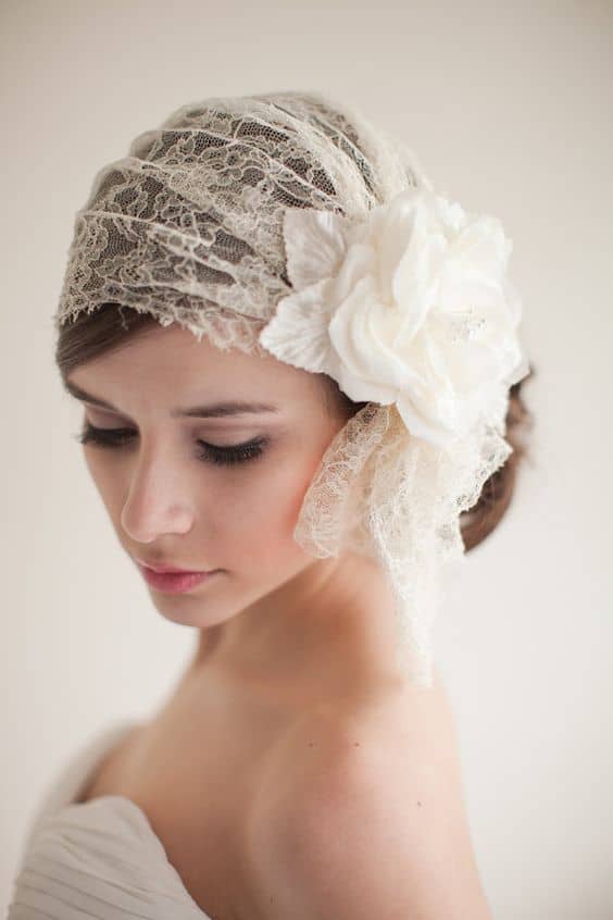 bridal cap